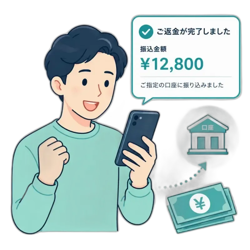 返金解決